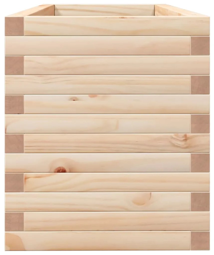 tömör fenyő kerti virágláda 110 x 40 x 45,5 cm