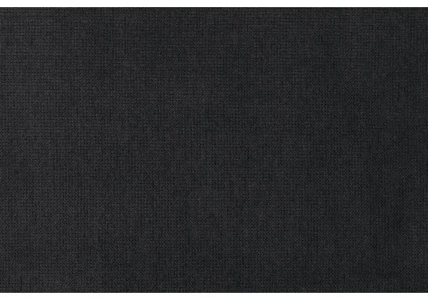 PALERMO jobbos, fekete kihúzható kanapé tárolóval és puffal