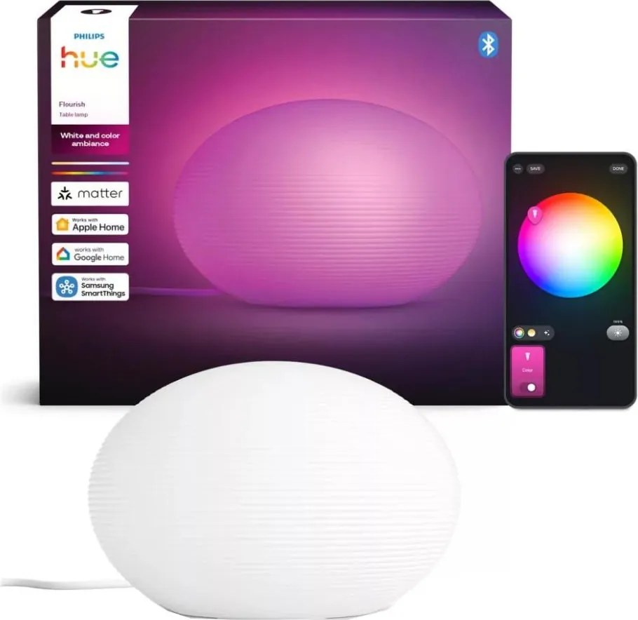 Philips - LED RGB dimmelhető asztali lámpa Hue FLOURISH WACA 1xE27/8,1W/230V