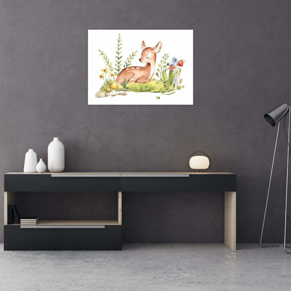 Kép - Kis őzike (70x50 cm)