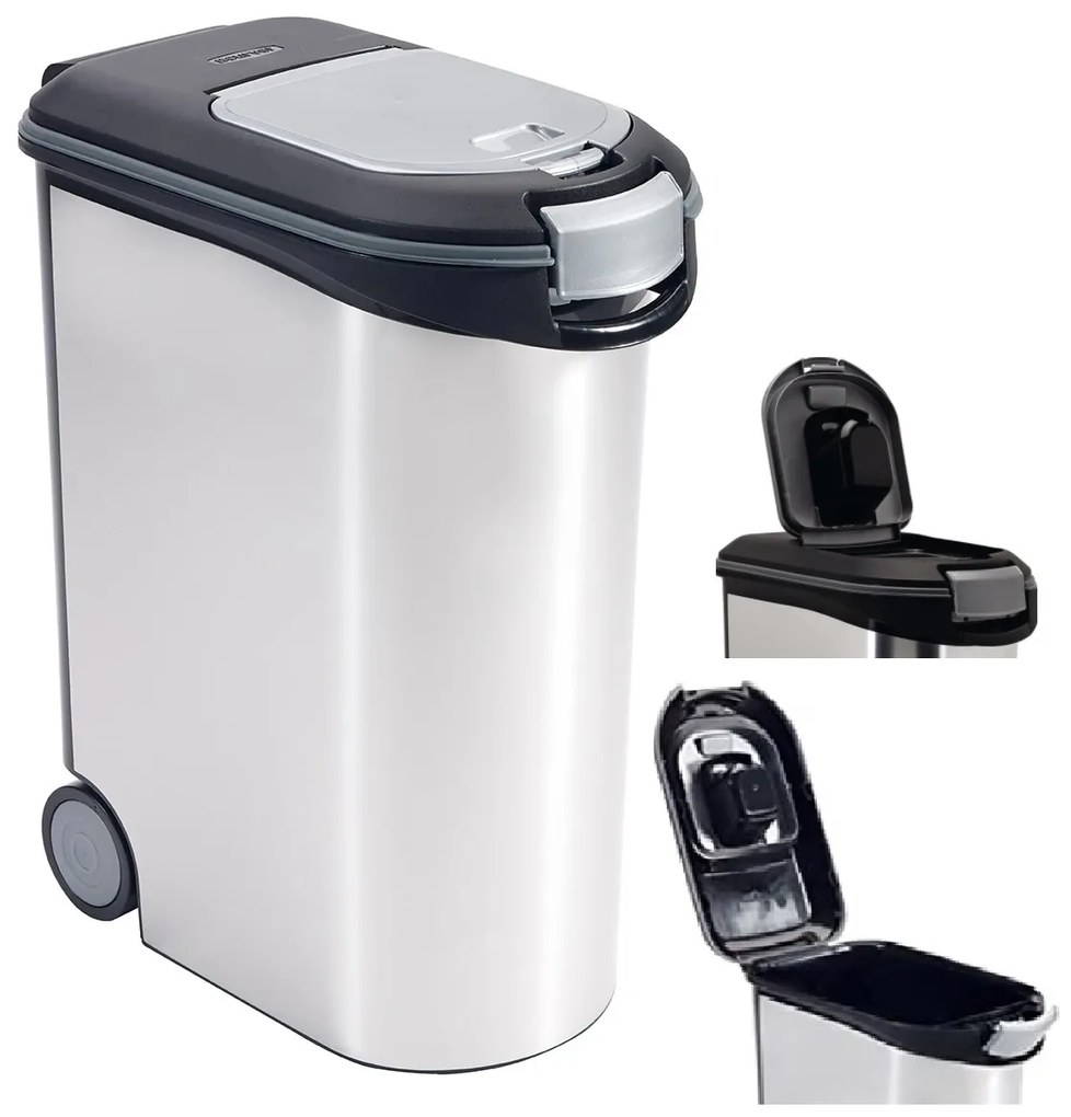 Curver Takarmánytartály ezüst 20kg