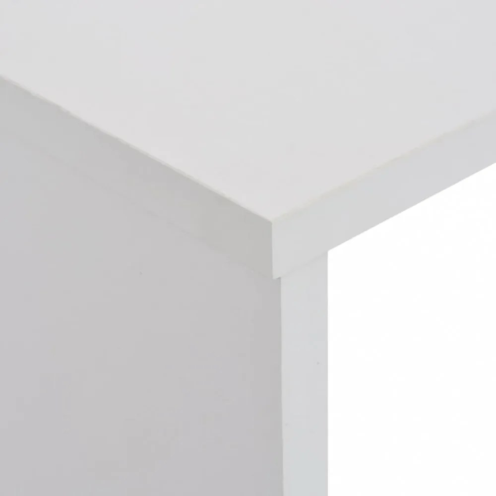 fehér bárasztal 2 asztallappal 130 x 40 x 120 cm