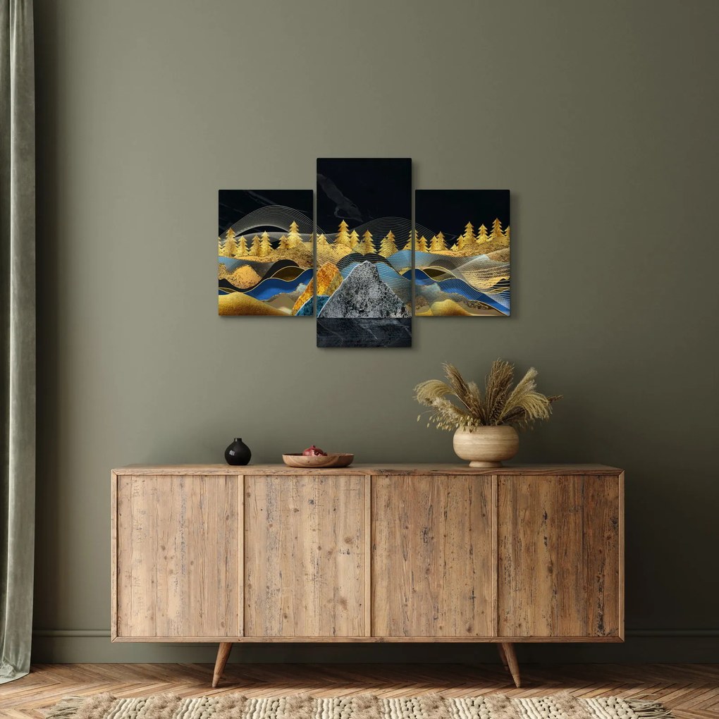 Kép - Arany hegyek (90x60 cm)