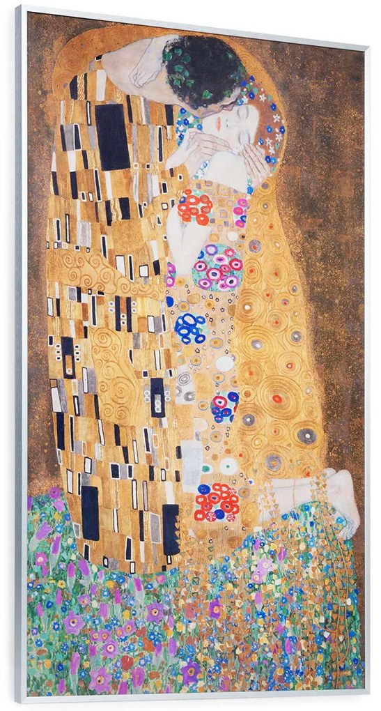 Klarstein Wonderwall Air Art Kuss, infravörös hősugárzó, 101 x 60 cm, 600 W, falra szerelhető, távirányító