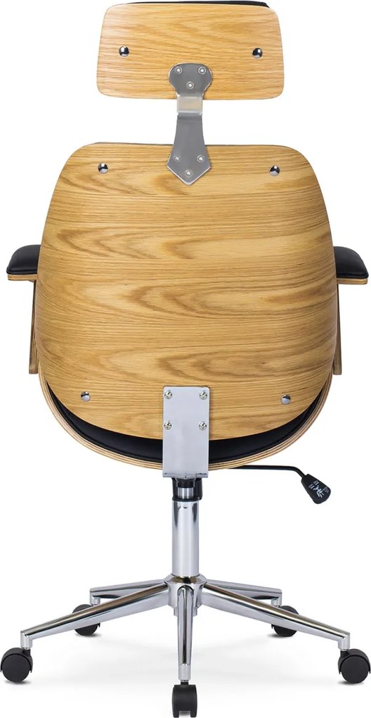 Vezetői forgószék aranytölgy/fekete színben FABIAN