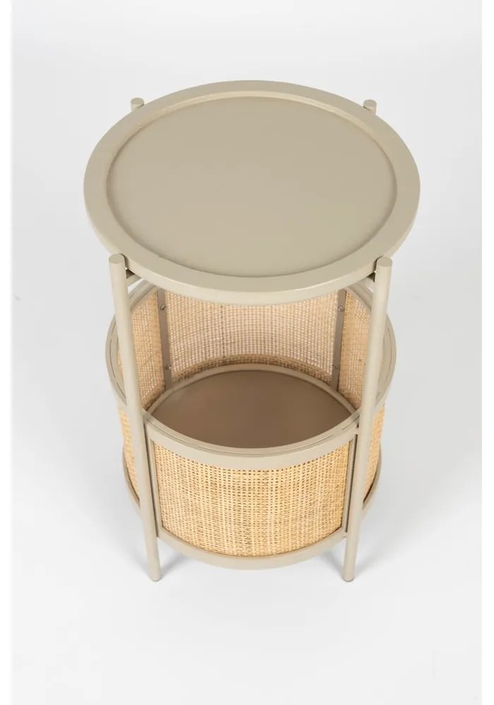 Kerek tárolóasztal ø 30 cm Makoto – White Label