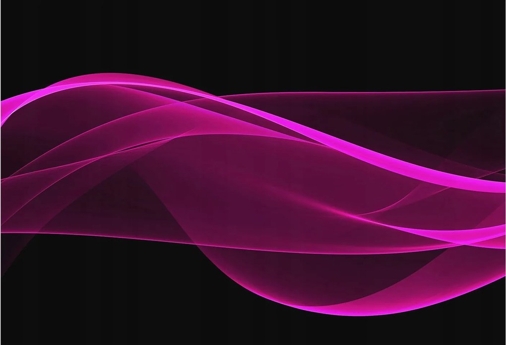 Divatos Flizelin Tapéta 3D Ragasztóval Falra Rózsaszín szalagok 152x104 Ragasztó