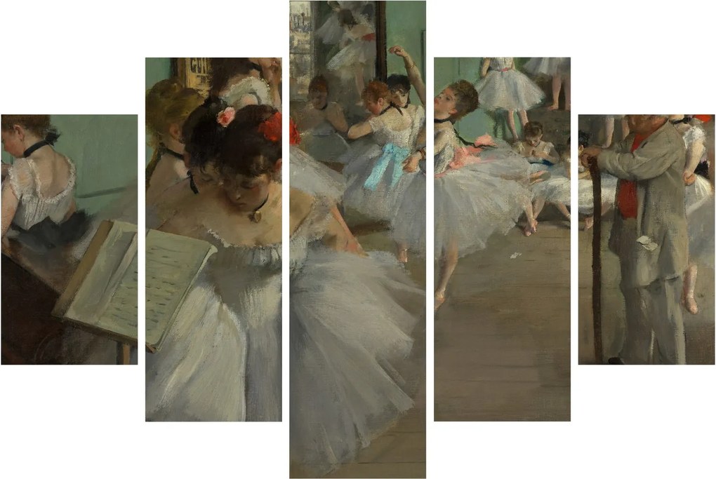 Kép - Edgar Degas, The Dance Class, reprodukciók (150x105 cm)
