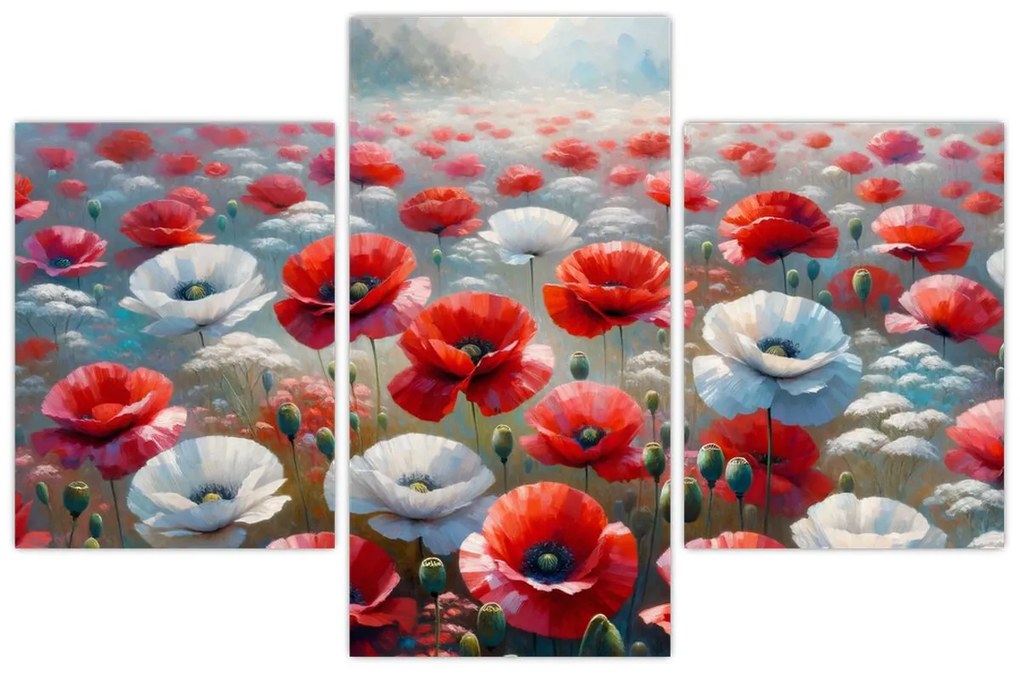 Kép - Pipacsmező (90x60 cm)