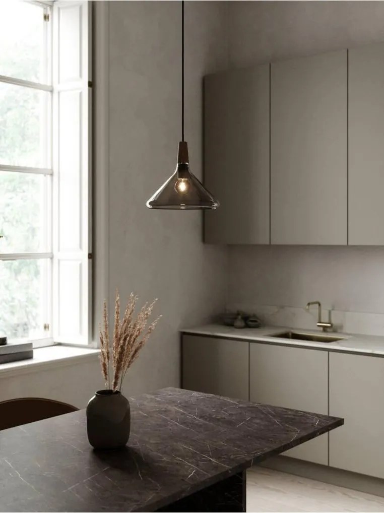 NORDLUX 2120853047 NORI Modern Függesztett Lámpa Füstös E27 IP20