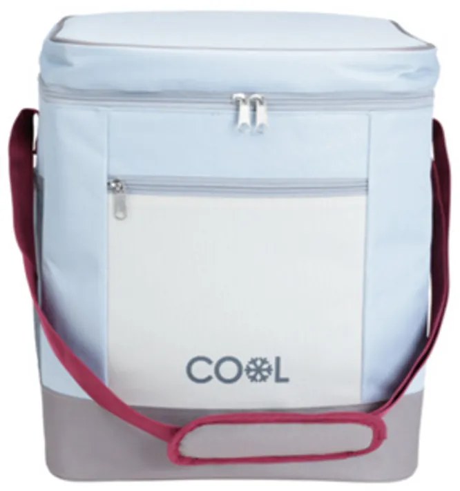 COOL 30 literes XXL hűtőtáska, thermo-s, 37 x 31 x 31 cm, világoskék