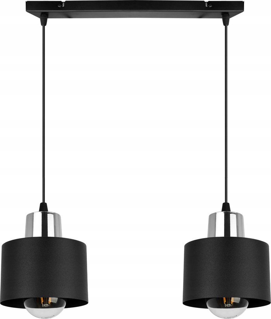 Mennyezeti Függőlámpa Fekete Loft Csillár Modern Konyha Asztal Fölé