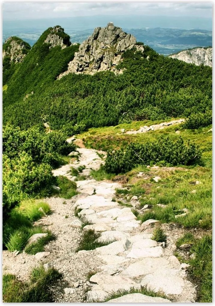 Poszterek 70x100 Tátra Lengyel hegyek Kilátás