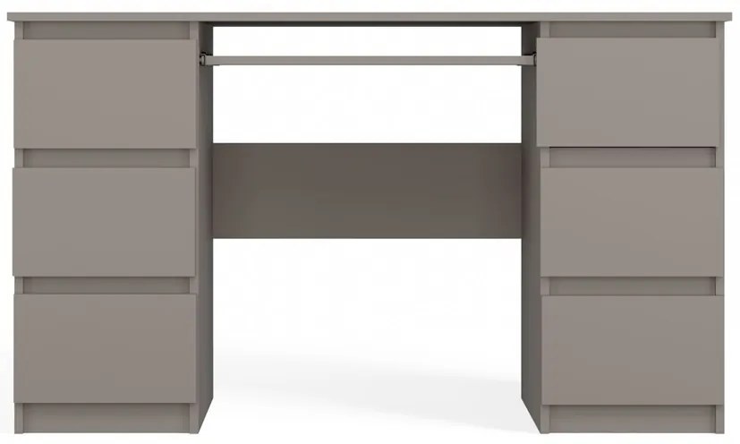 Faenza Kuba számítógépasztal, 130x76x51 cm, agyag színű