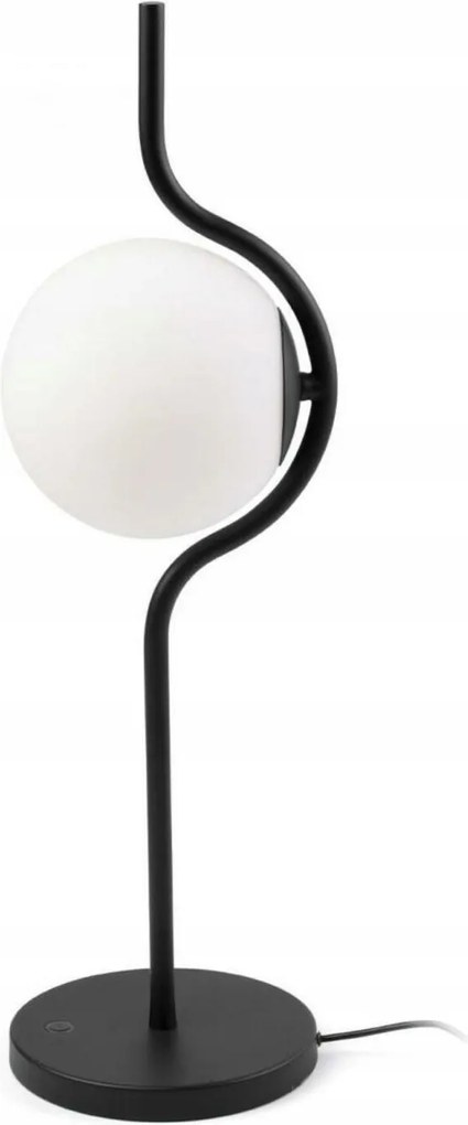 Faro Le Vita asztali lámpa, fekete, Led, fényerőszabályozható, Nahtrang dizájn