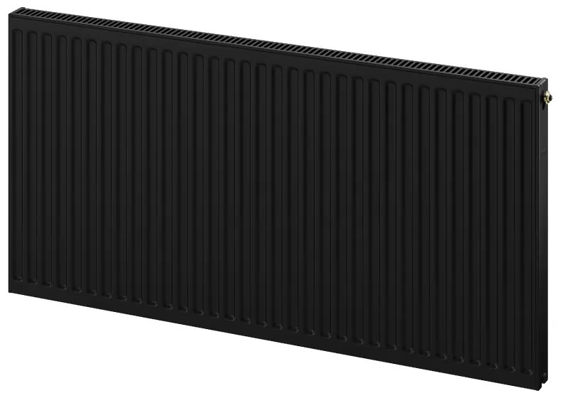 Mexen CC11, panelradiátor 600 x 1500 mm, alsó középső csatlakozás, 1400 W, fekete, W6C11-060-150-70