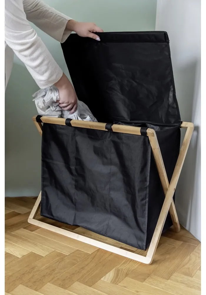Textil szennyeskosár 93 l Ecori – Wenko