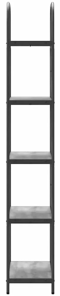 Könyvespolc Szürke sonoma 60 x 30 x 183 cm Faanyag