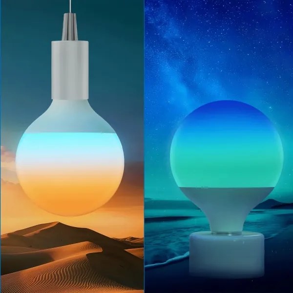 LED RGBW dimmelhető izzó MESH G120 E27/18W/230V 6500K + távirányító - Aigostar