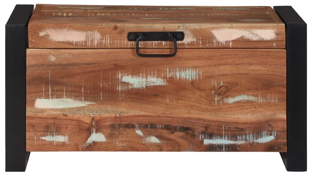 Tárolódobozok Barna 60 x 30 x 30 cm Tömör újrahasznosított fa