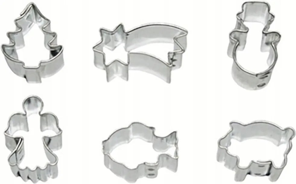 6 darabos mikro sütiforma készlet