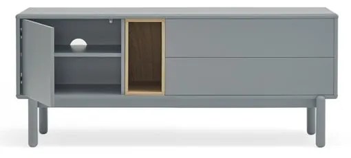 Kék-szürke TV-állvány 140x56 cm Corvo – Teulat