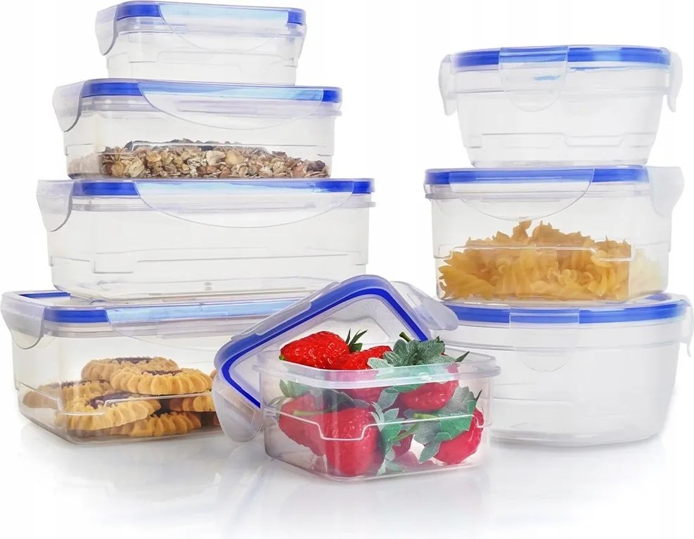 Ételtároló Dobozok Fedéllel És Tömítéssel Tároló Szett