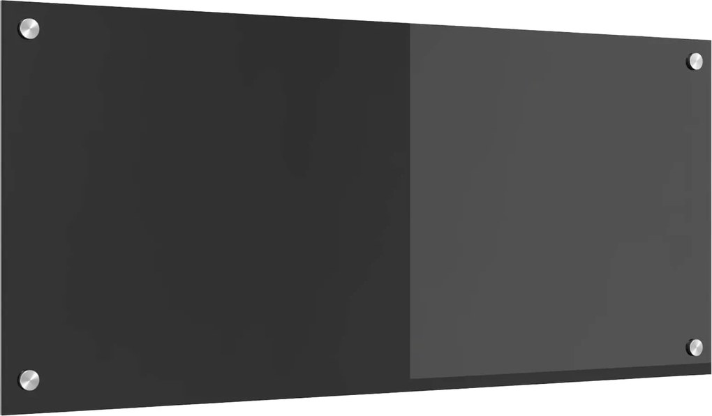 vidaXL Konyhai splashback Sötétszürke 90 x 40 cm edzett üveg