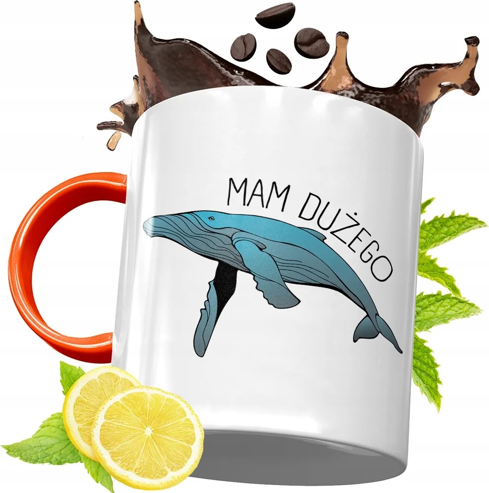 Narancssárga Vicces Bögre Vicces Ajándék fényképes nyomtatással