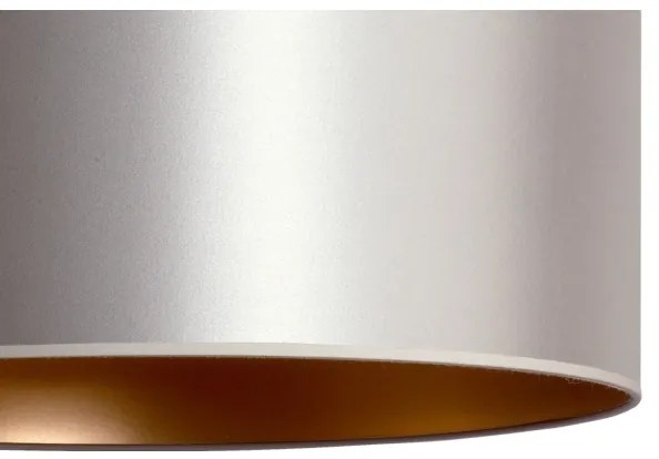 Duolla - Csillár zsinóron CANNES 1xE27/15W/230V á. 50 cm ezüst/réz