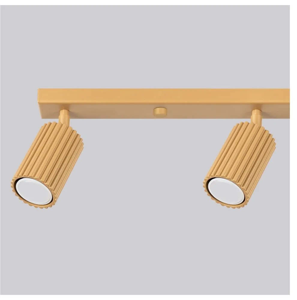 Aranyszínű spotlámpa 6,5x81 cm Gleam – Sollux