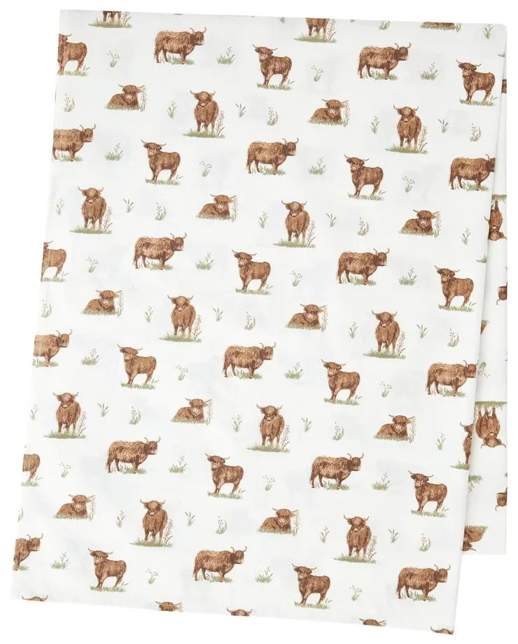 Pamut asztalterítő 137x229 cm Angus Highland Cow – Catherine Lansfield