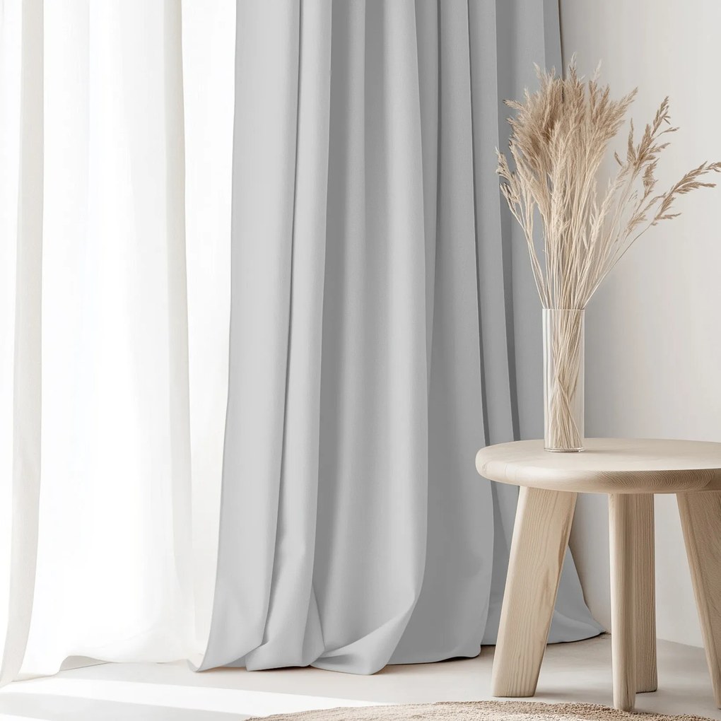 Goldea dekoratív drapéria - szürke 280x150 cm