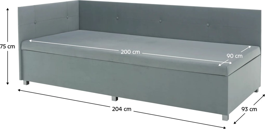 Heverő tárolóhellyel, mentol, AURIA UNI