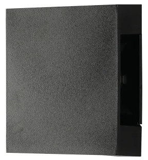 Brilagi - LED kültéri fali lámpa QUADRAY LED/4W/230V fekete IP65