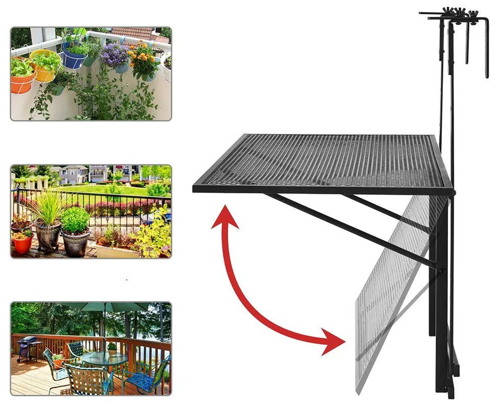 Felakasztható összecsukható asztal