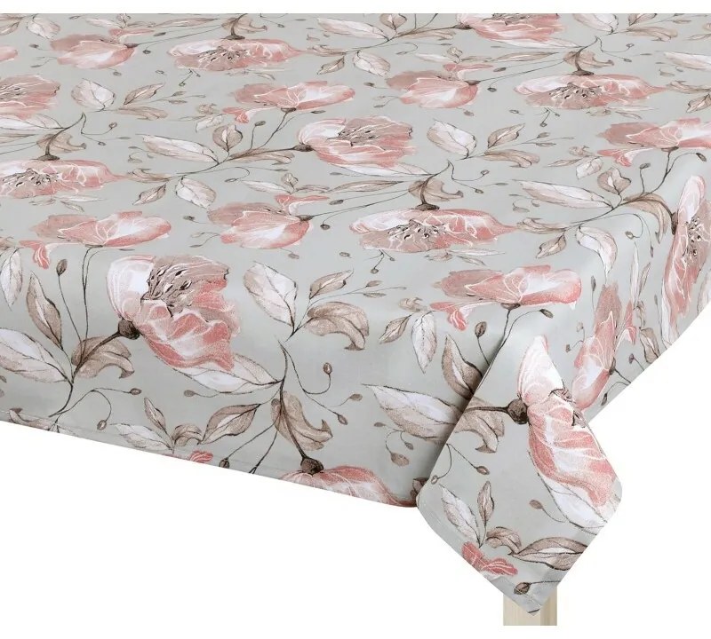 Bellatex asztalterítő Adéla Lilie lazac , 120 x140 cm
