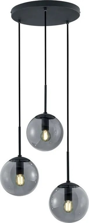 TRIO 308590342 BALINI Többágú Függesztett Lámpa Antracit E14 IP20