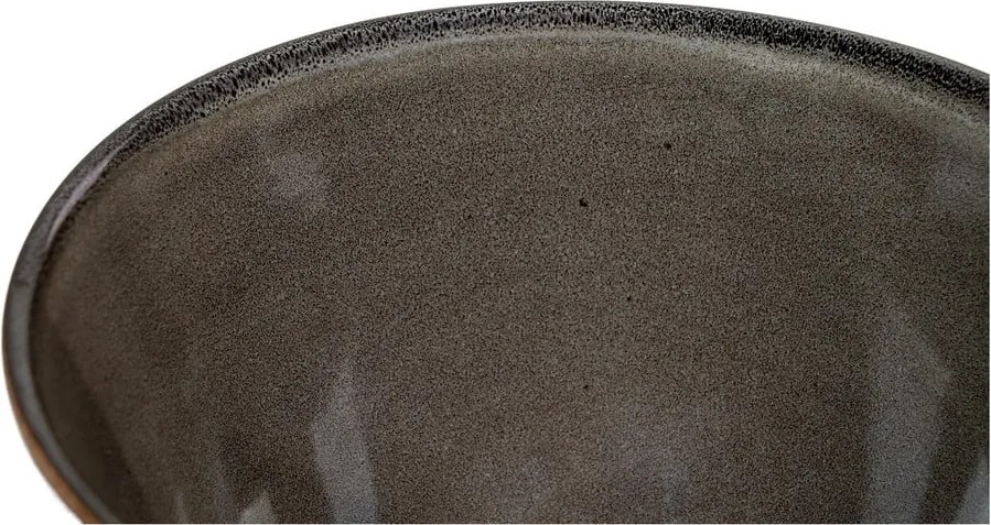 Szürke agyagkerámia tálka szett 4 db-os 1,5 l Selma – House Nordic