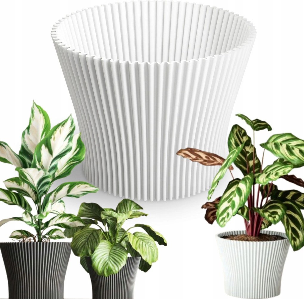 Kerek kaspó Lotos DLO15 Fedő