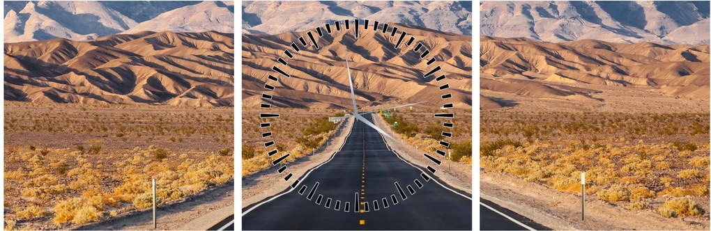 Kép - Death Valley, California, USA (órával) (90x30 cm)