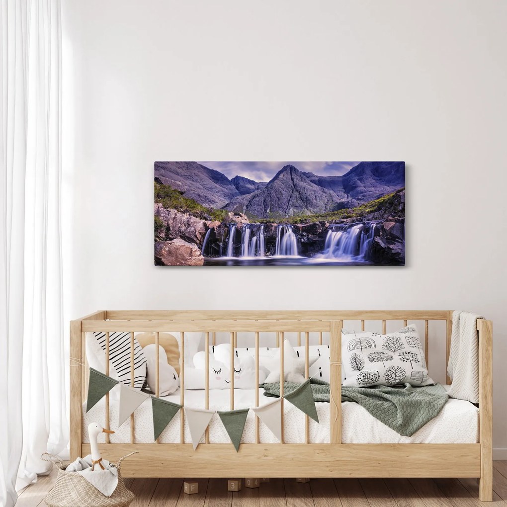 Vízesések képe (120x50 cm)