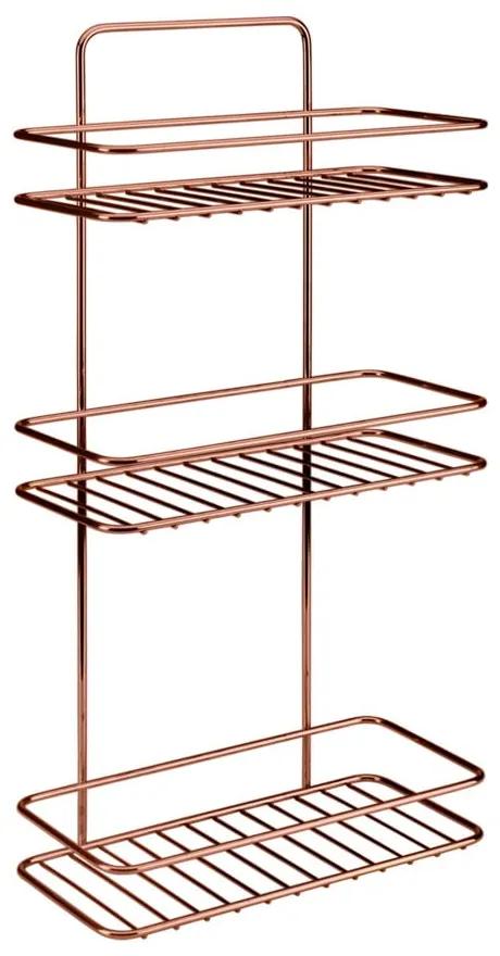 Copper háromszintes fürdőszobai polc - Metaltex