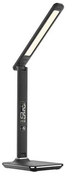 Solight WO45-B - LED kijelzős asztali lámpa LED/9W/230V fekete