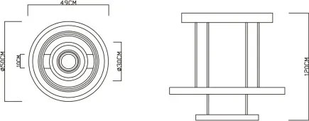 GLOBO 67191-50 BLASIUS Modern Led Függesztett Lámpa IP20
