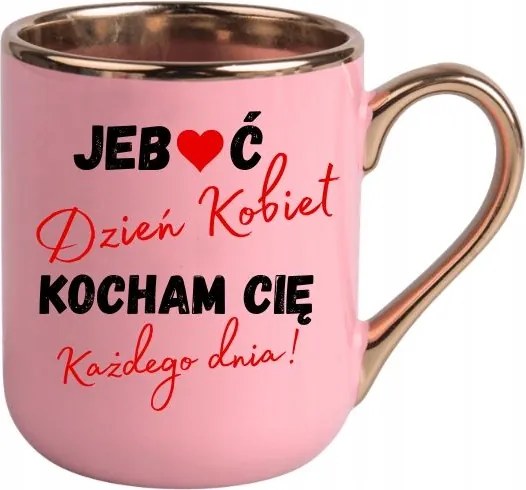 Bögre Rózsaszín Elegáns Ajándék Nőnap J**** Nőnap