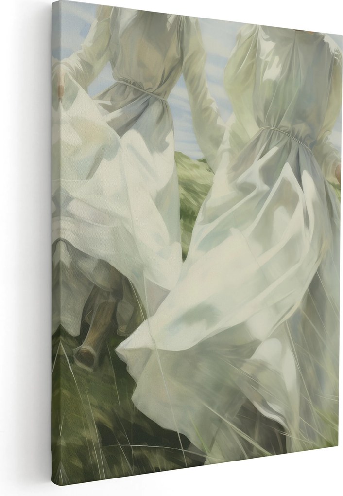 Nappali Vászonkép Női Falikép 50x70 cm VIDÉK*többféle minta