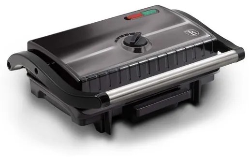 BerlingerHaus Elektromos grill, olajcsepegtetővel (1500 W) Metallic Line Carbon Edition BH/9340