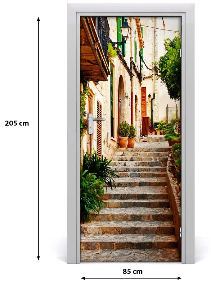 Ajtó tapéta Streets Spanyolországban 95x205 cm