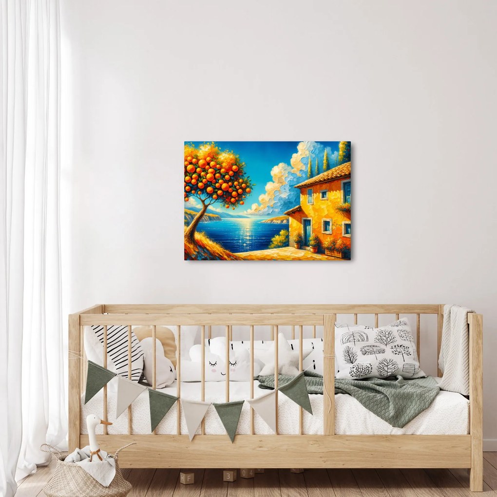 Kép - Ház narancsokkal II. (70x50 cm)